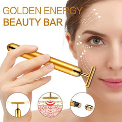 Multi-function Beauty Care Device 24k Facial Massage Stick Roller.
