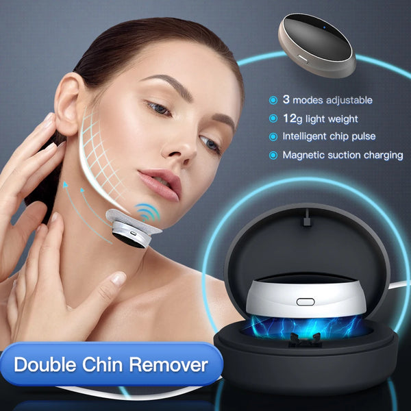 Double Chin Reducer EMS Face Shaper V Face Massager for Face Slimming Double Chin Remover Microcurrent Chin-Up Slimmer Machine