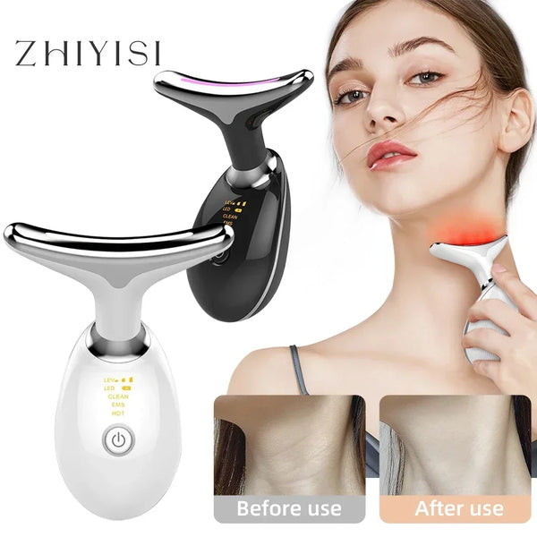 EMS Neck Face Beauty Device Neck Facial Lifting Massager .