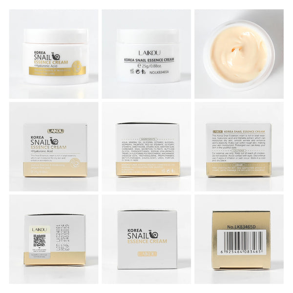 Snail Anti-aging Cream Collagen Moisturizing Nourish Repair Face.