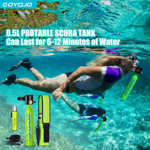GOYOJO, Underwater Breath Device  Cylinder Oxygen  5-10 Minutes.