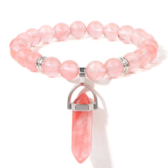 Natural Tiger Eye Stone Bracelet Hexagonal