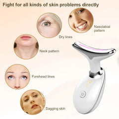 EMS Facial Microcurrent Device Neck Face Lifting Massager Skin Tighten  Anti-wrinkle