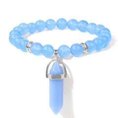 Natural Tiger Eye Stone Bracelet Hexagonal