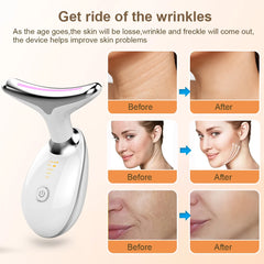 EMS Facial Microcurrent Device Neck Face Lifting Massager Skin Tighten  Anti-wrinkle