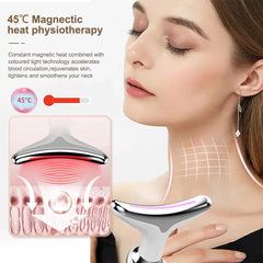 EMS Facial Microcurrent Device Neck Face Lifting Massager Skin Tighten  Anti-wrinkle